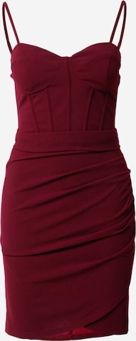 Skirt & Stiletto - Vestido en rojo: frente