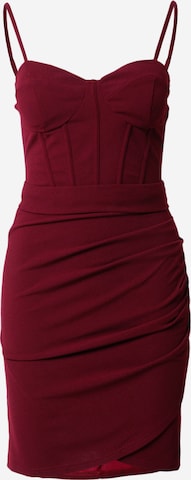 Skirt & Stiletto Рокля в червено: отпред