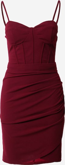 Skirt & Stiletto Obleka | vinsko rdeča barva, Prikaz izdelka
