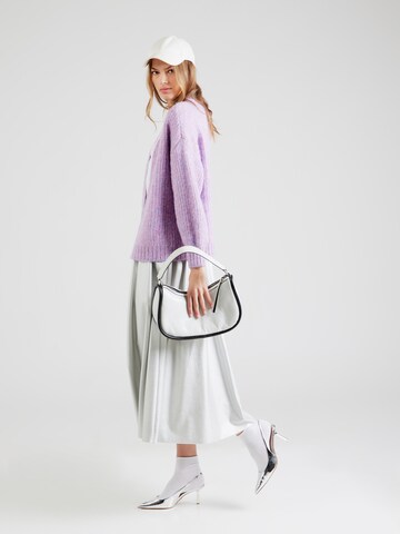 ONLY Gebreid vest 'ONLMAGGIE' in Lila