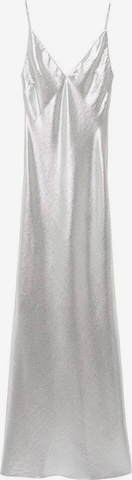 MANGO Вечерна рокля 'Marta' в сребърно: отпред