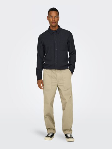 Loosefit Pantaloni 'ONSSINUS' di Only & Sons in beige