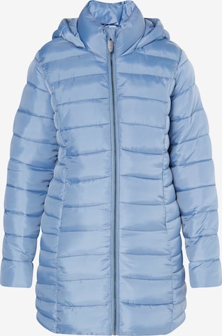 usha BLUE LABEL Winterjas 'Fenia' in Blauw: voorkant