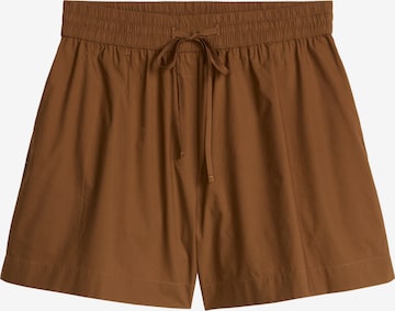 Marc O'Polo DENIM Loosefit Hose in Braun: Vorderseite