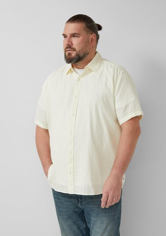 s.Oliver Regular fit Overhemd in Beige