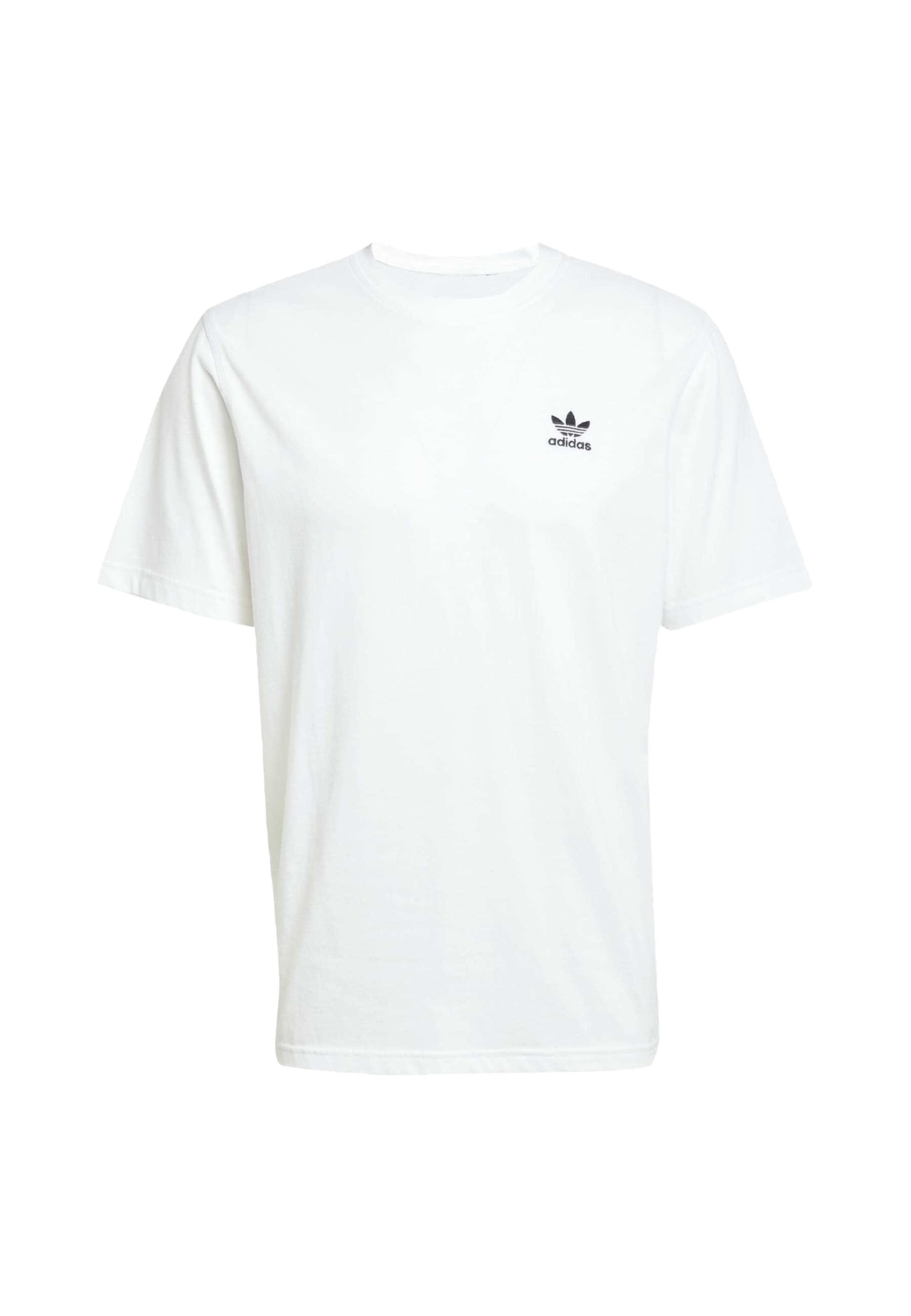 ADIDAS ORIGINALS T-shirt 'Trefoil Essentials' i vit: framsida