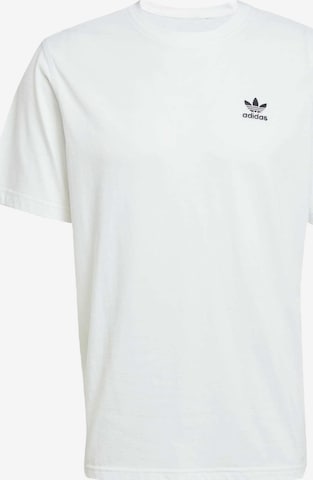 ADIDAS ORIGINALS T-shirt 'Trefoil Essentials' i vit: framsida