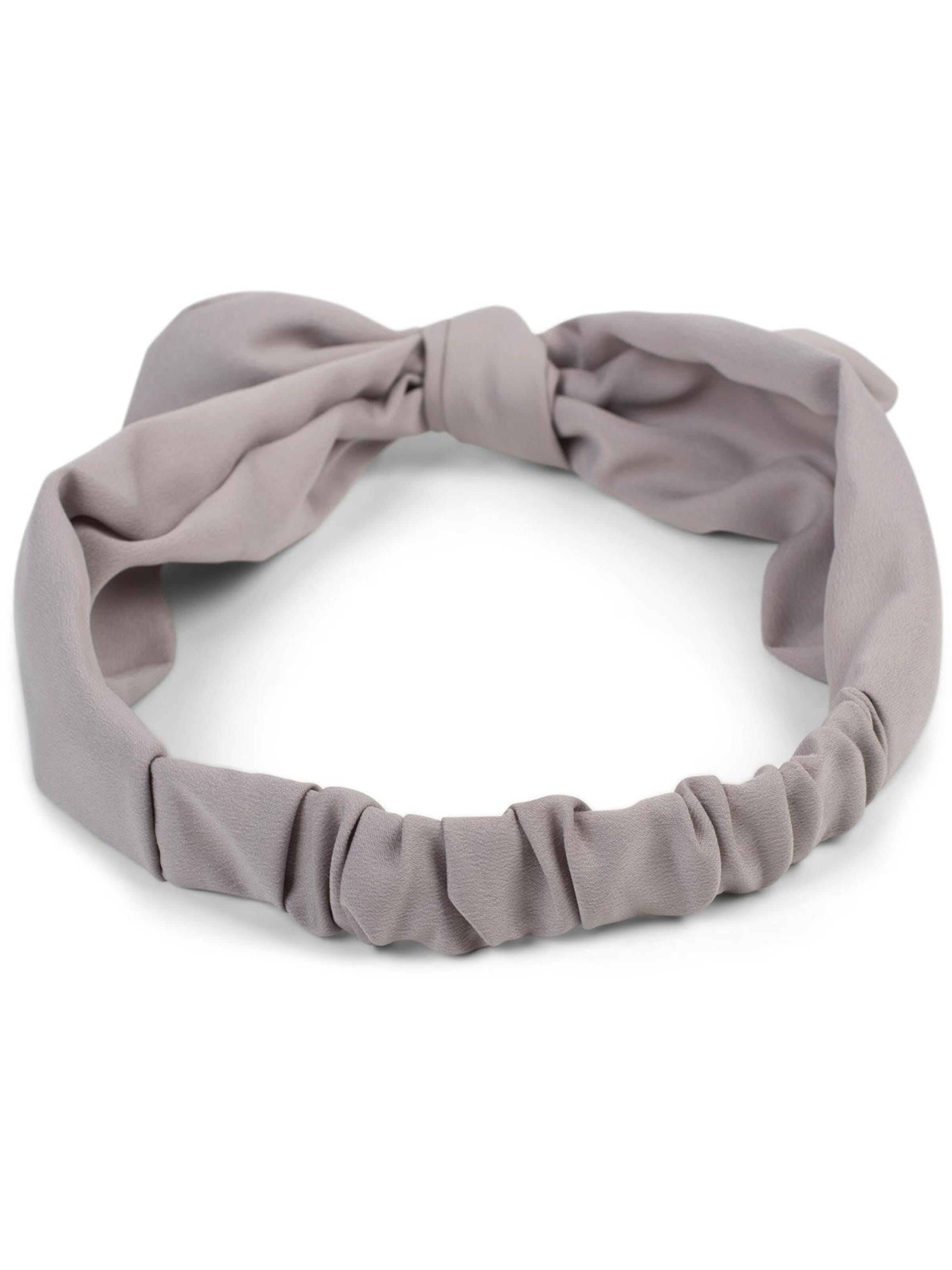styleBREAKER Hair jewelry 'Einfarbiges Haarband mit Schleife' in Grey