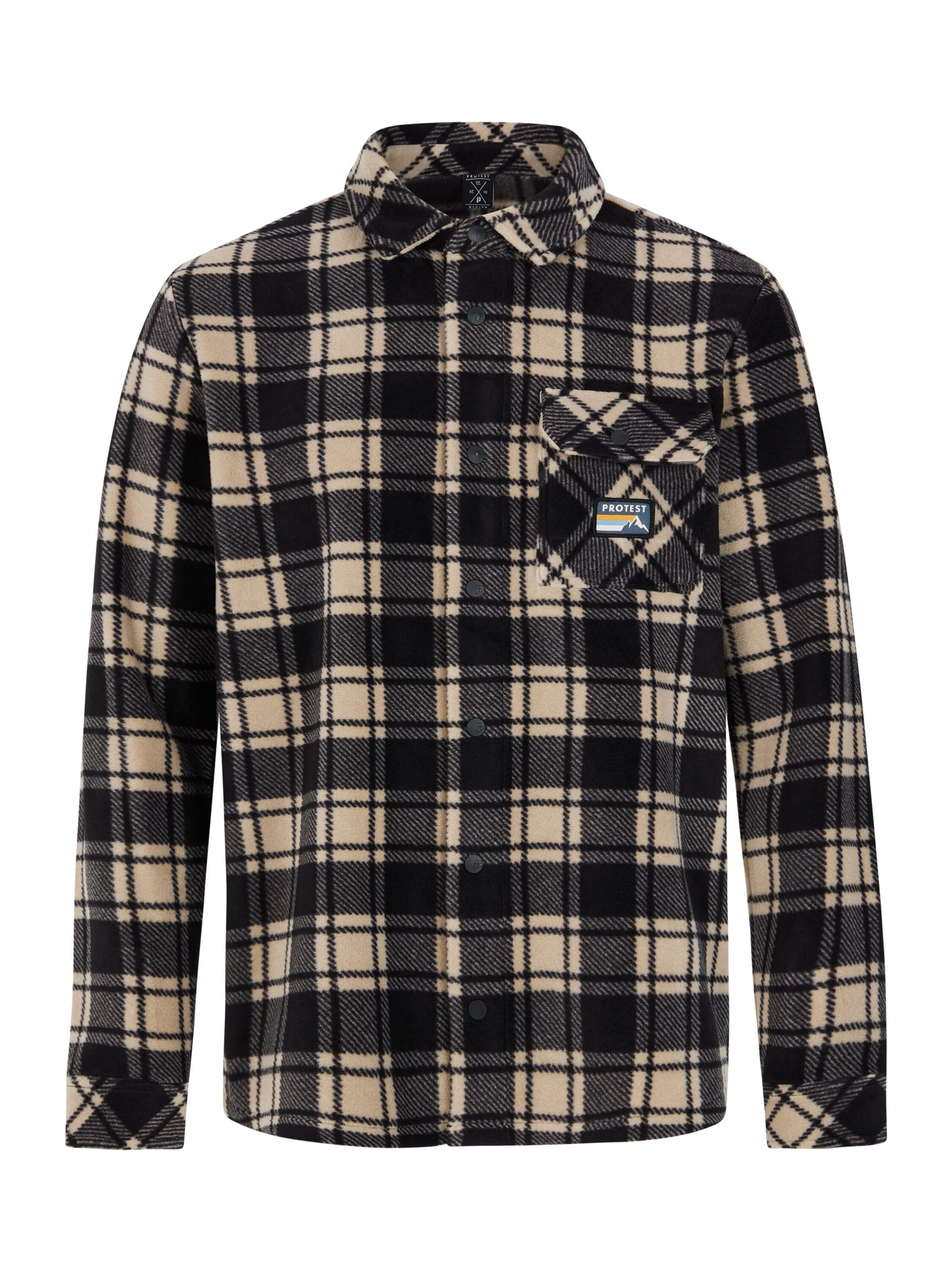 PROTEST Shirt 'PRTOUTWELL' in Black: front