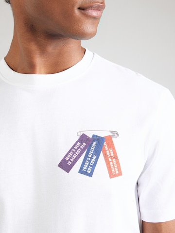 UNITED COLORS OF BENETTON Μπλουζάκι σε λευκό