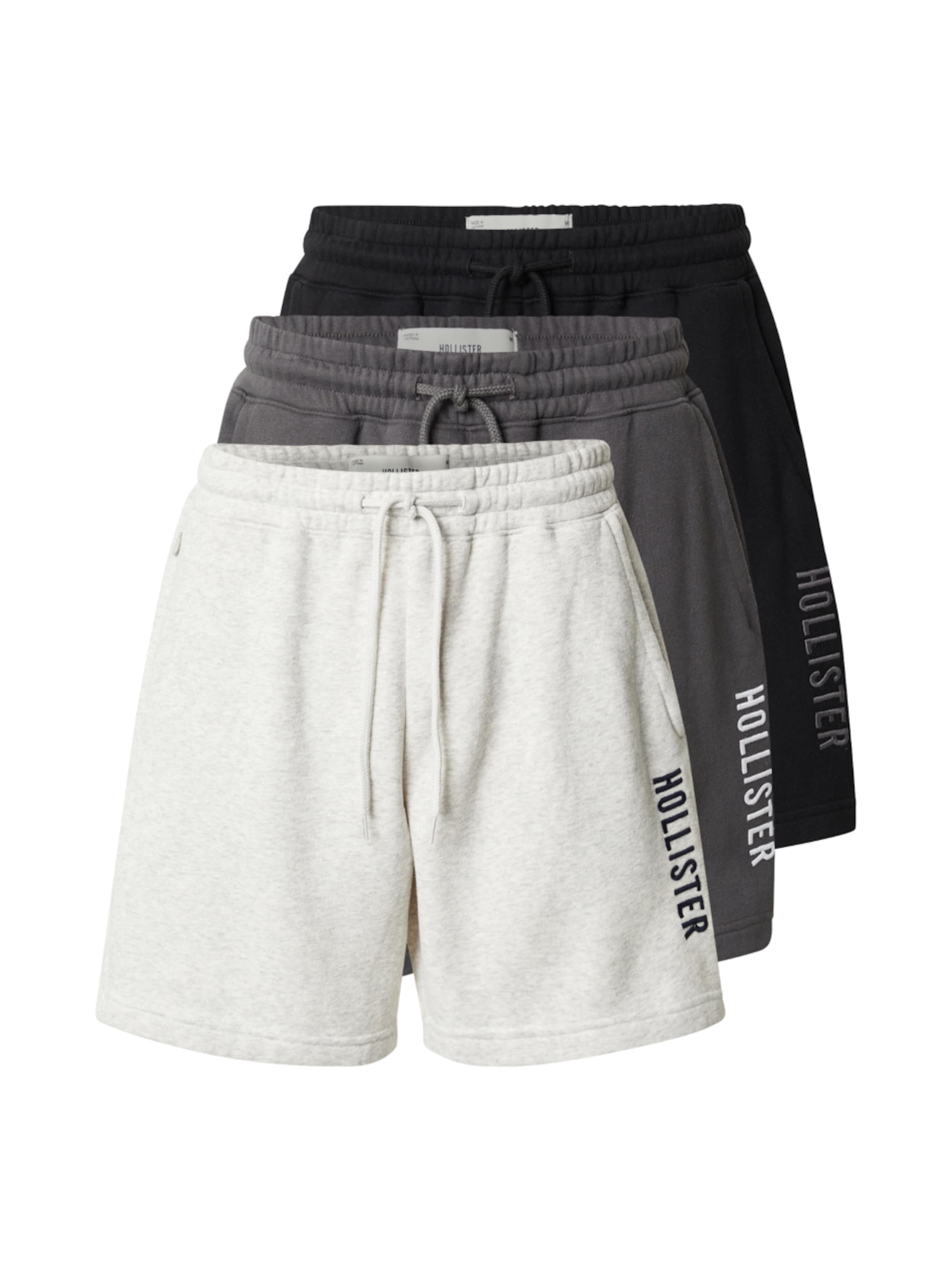 Regular Pantaloni de la HOLLISTER pe gri: față