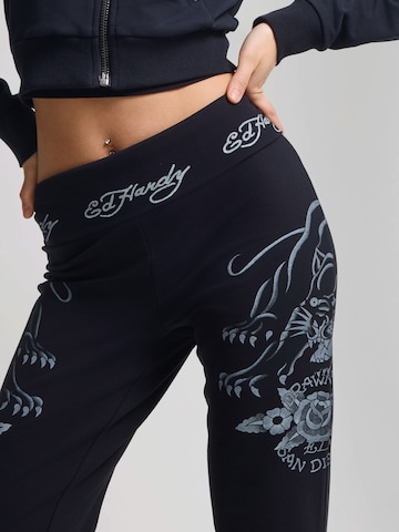 Ed Hardy regular Bukser '1971' i sort