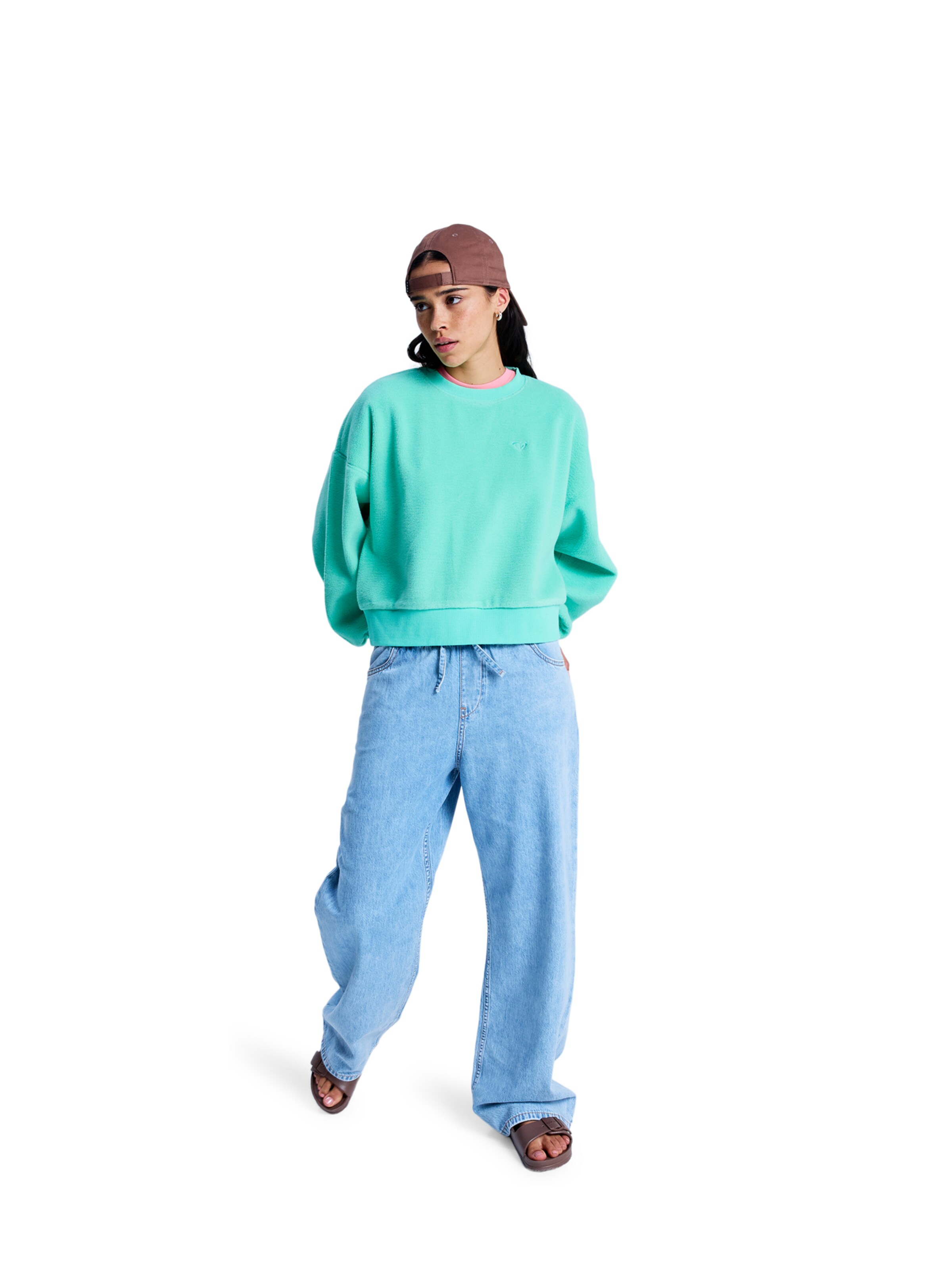 ROXY Sweatshirt 'Chill Story' in Blue