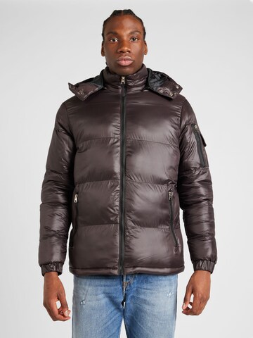 BRAVE SOUL Between-season jacket in Brown: front