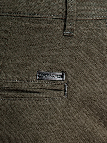 JACK & JONES Slimfit Παντελόνι τσίνο 'JPSTMARCO JJERIK' σε πράσινο