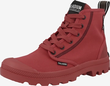 Palladium Boots 'Pampa Dare 2 Survive' in Red: front