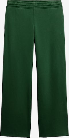 Wide Leg Pantalon Superdry en vert : devant