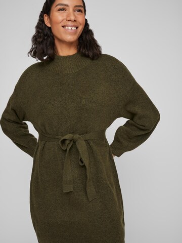 VILA Knit dress 'Evah' in Green