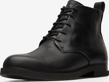 CAMPER Lace-Up Ankle Boots ' Iman ' in Black: front