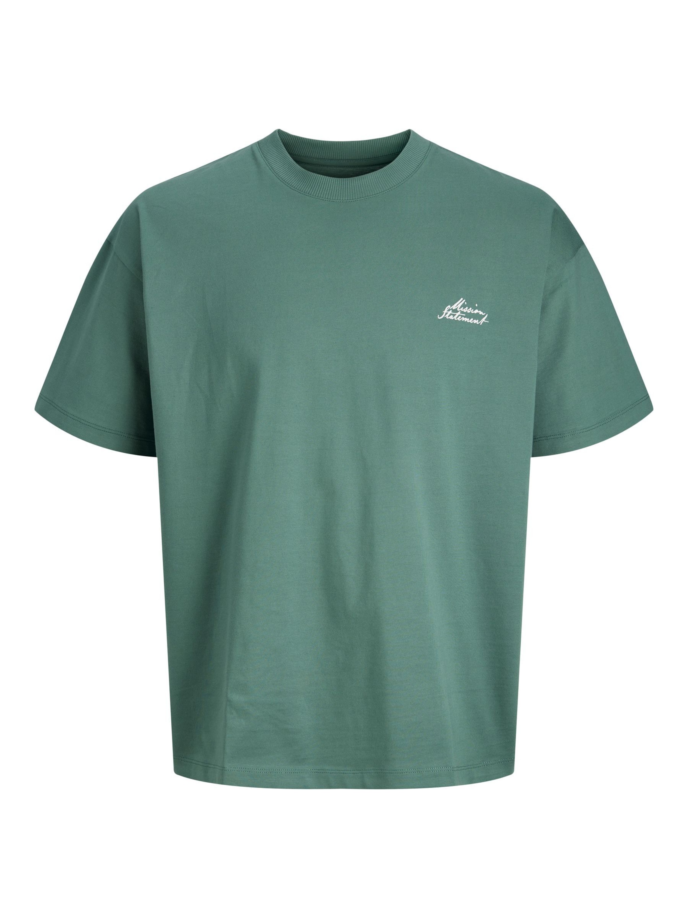 T-Shirt JACK & JONES en vert : devant