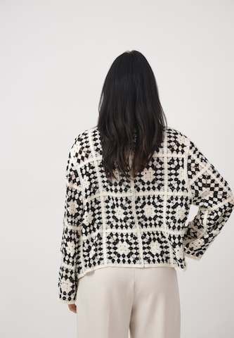 CHERRY KOKO Gebreid vest in Zwart