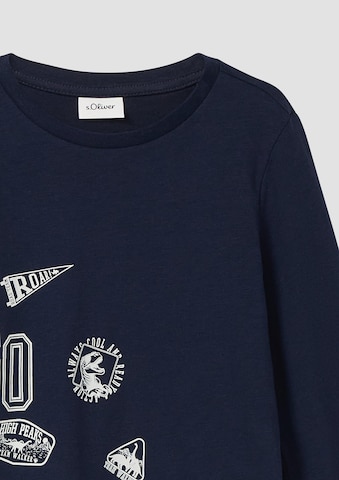 T-Shirt s.Oliver en bleu