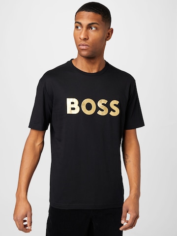 BOSS Green Shirt in Black: front