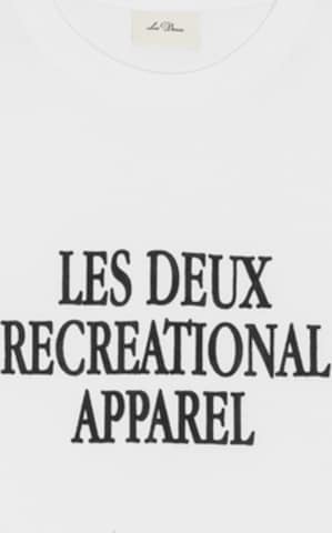 Les Deux - Camiseta 'From Copenhagen' en blanco: frente