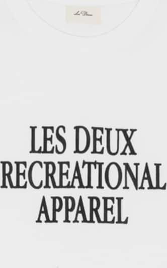 Les Deux T-Shirt 'From Copenhagen' en XS en noir / blanc, Vue avec produit