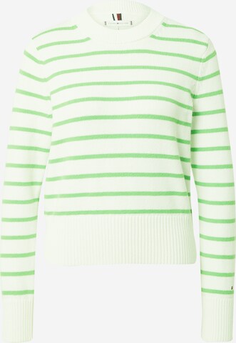 TOMMY HILFIGER - Pullover 'Breton' em branco: frente