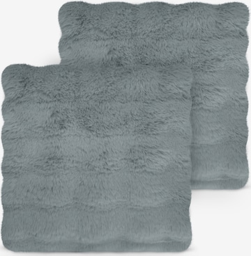 Aspero Kissenbezug ' Milan ' in Grau: Vorderseite