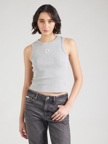 Haut Calvin Klein Jeans en gris : devant