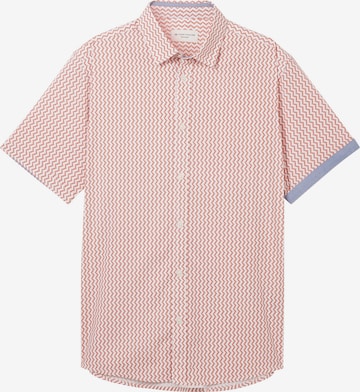 Coupe regular Chemise TOM TAILOR en orange : devant