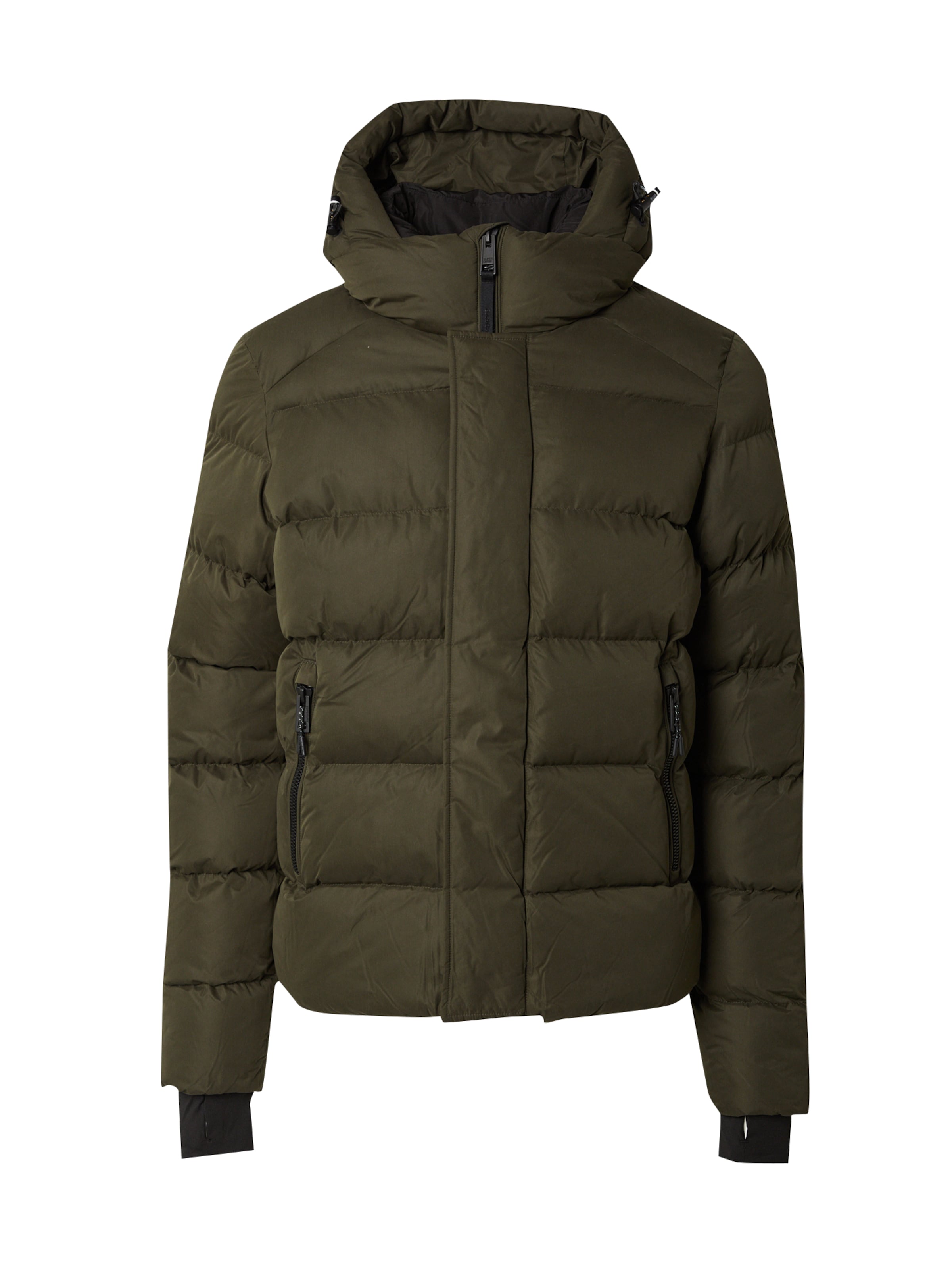 Superdry Winterjas in Groen: voorkant