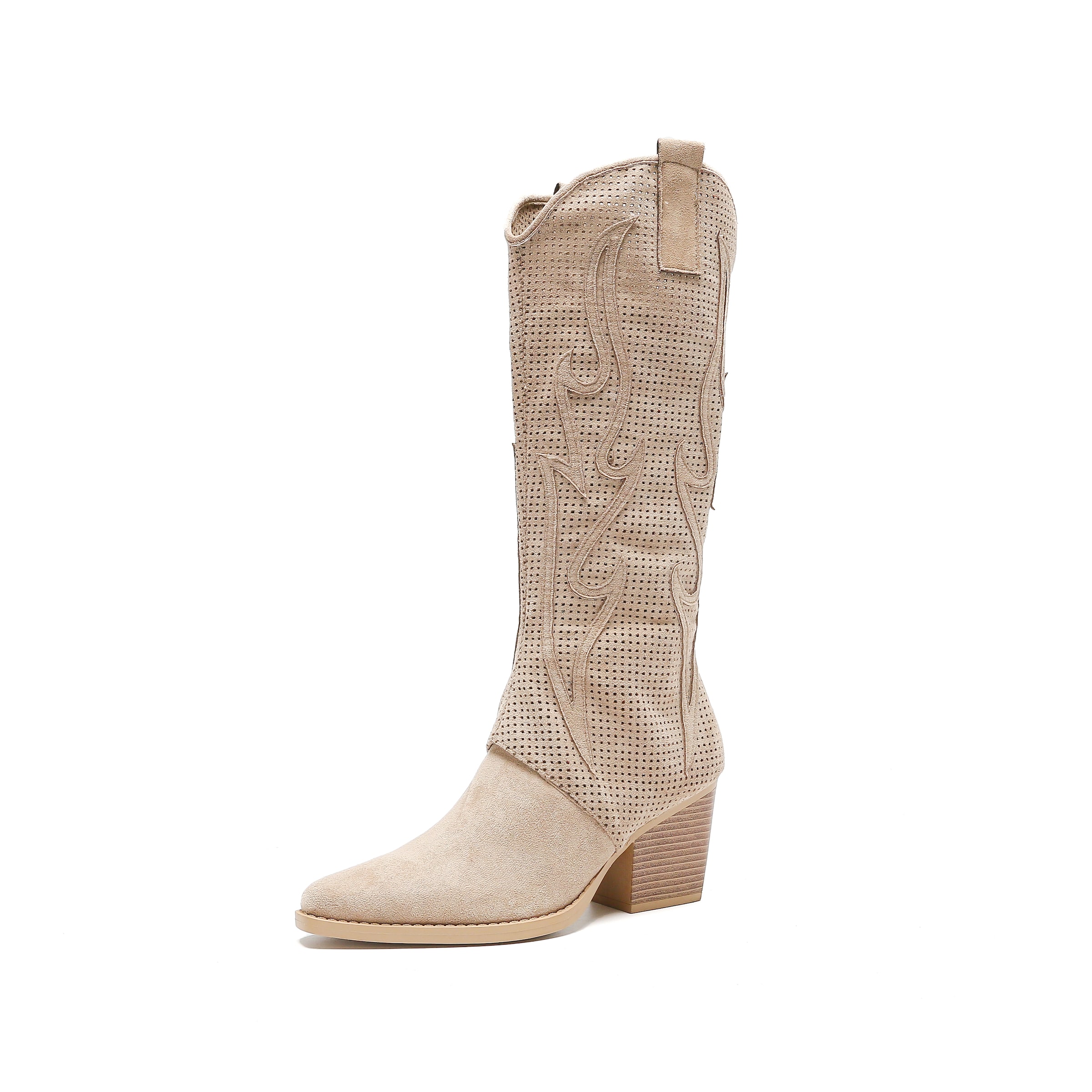Elara Cowboystiefel in 36 in khaki, Produktansicht