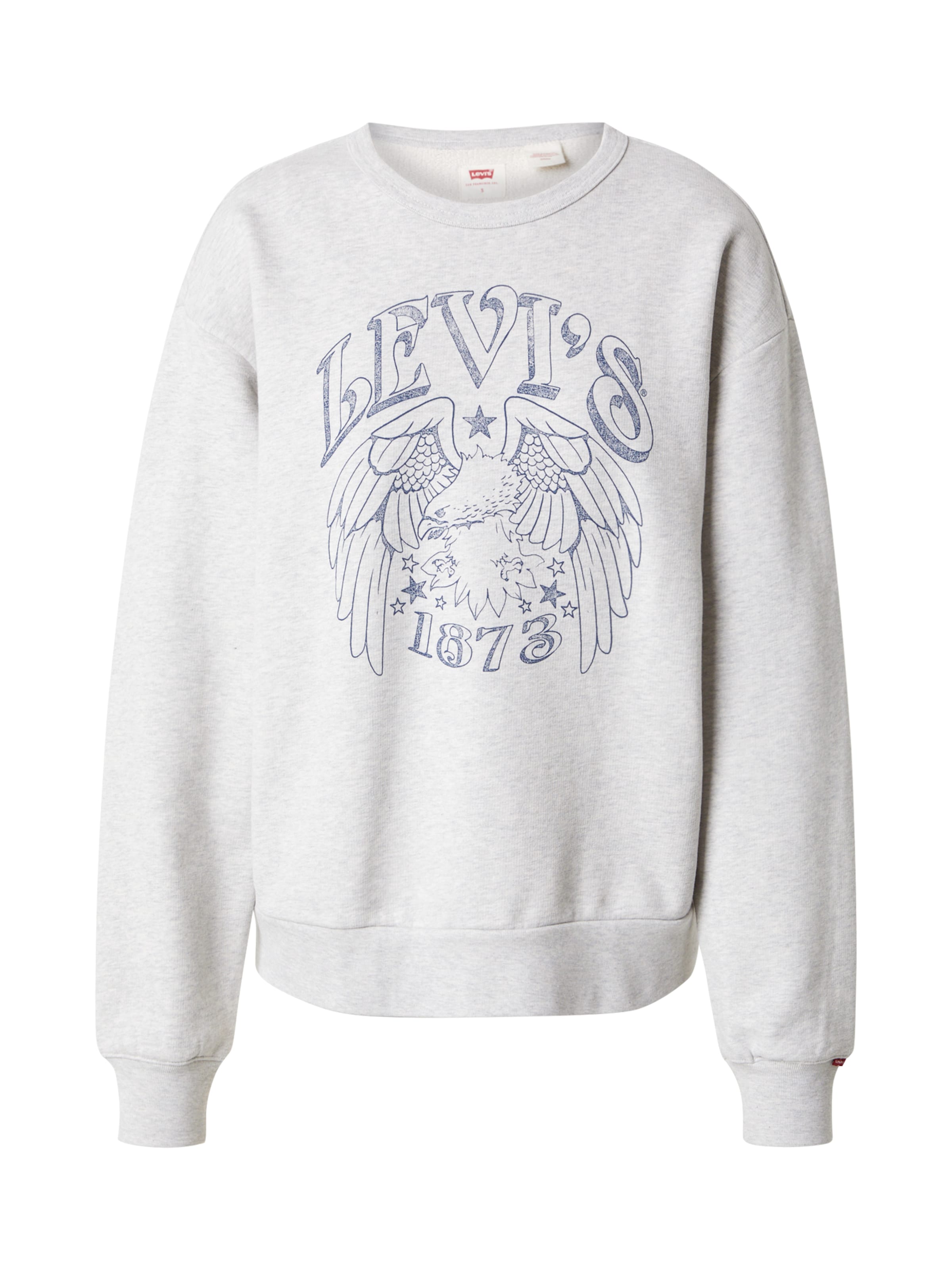 LEVI'S ® Sweatshirt 'Graphic Heritage Crew Sweatshirt' i grå: forside