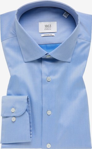 ETERNA Regular fit Button Up Shirt in Blue