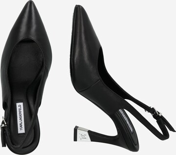 Karl Lagerfeld Slingpumps i sort