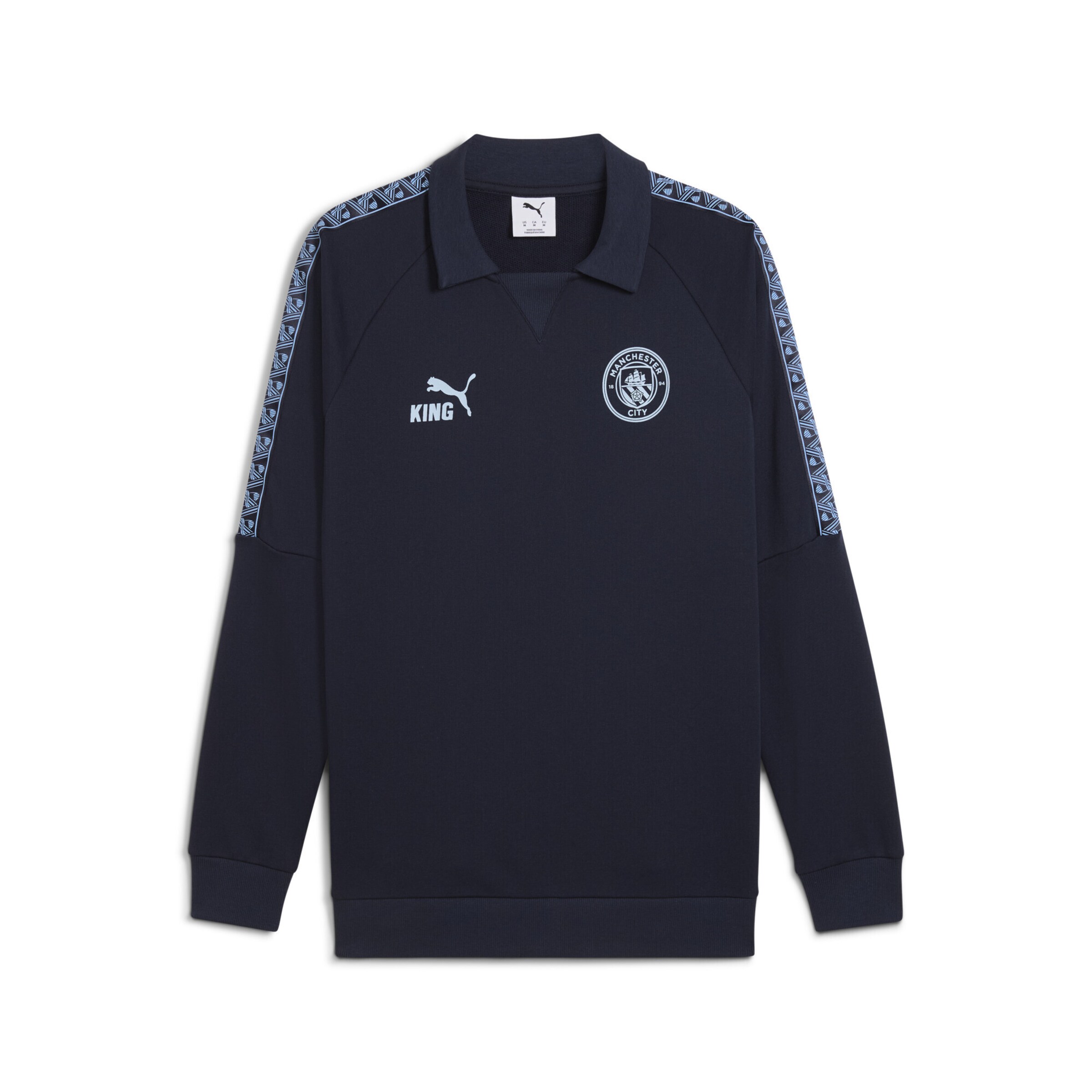 PUMA Sports sweatshirt 'Manchester City King' in Blue: front