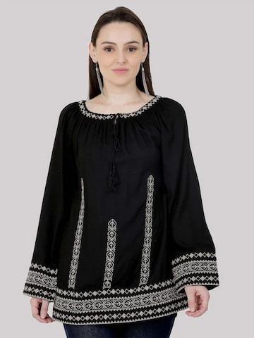 PfauGermany Tunika 'Plus'‌‌‌‌‌‌‌‌‌‌ in Schwarz: Vorderseite