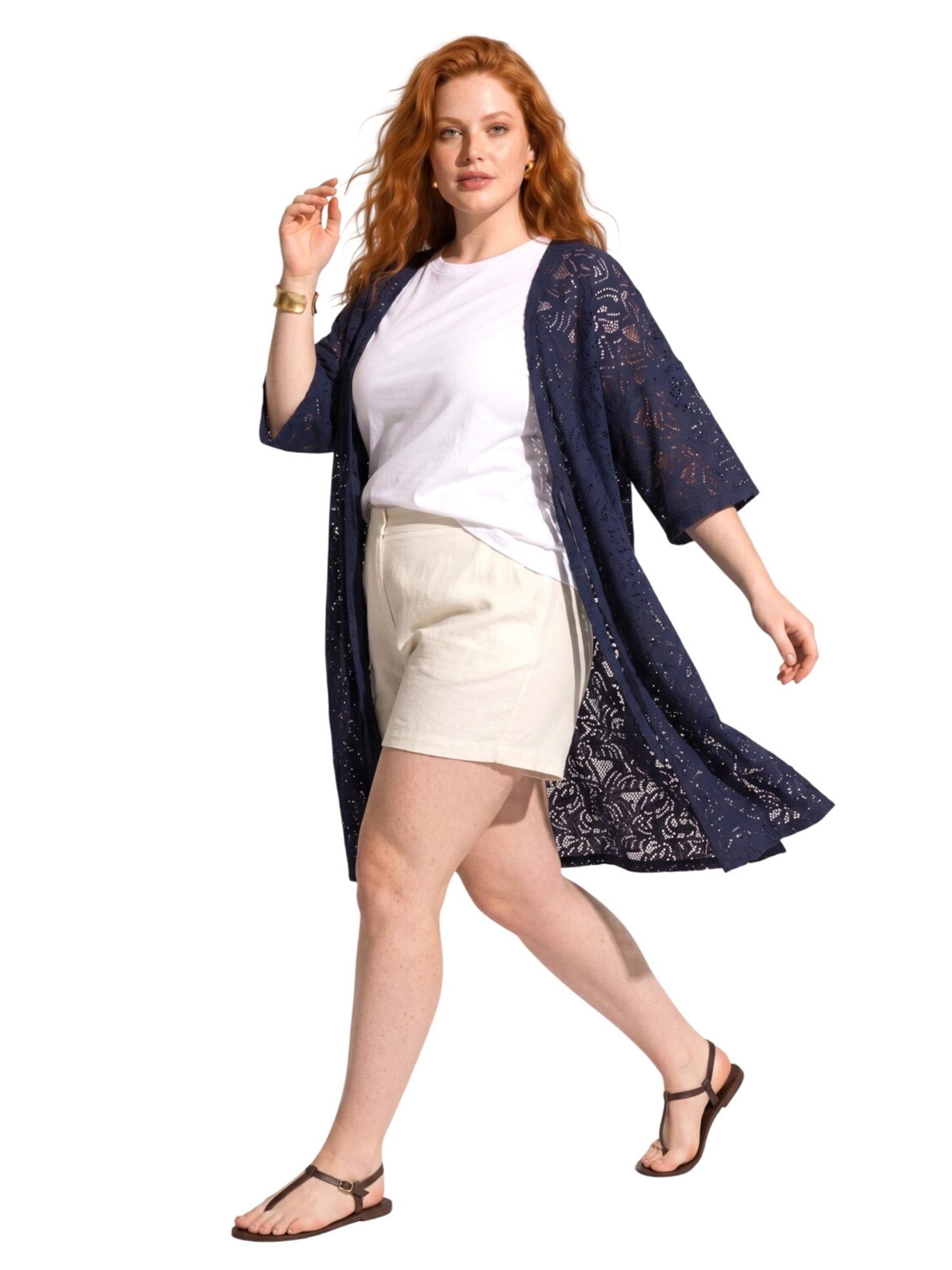 Shape Of You Kimono in Blauw