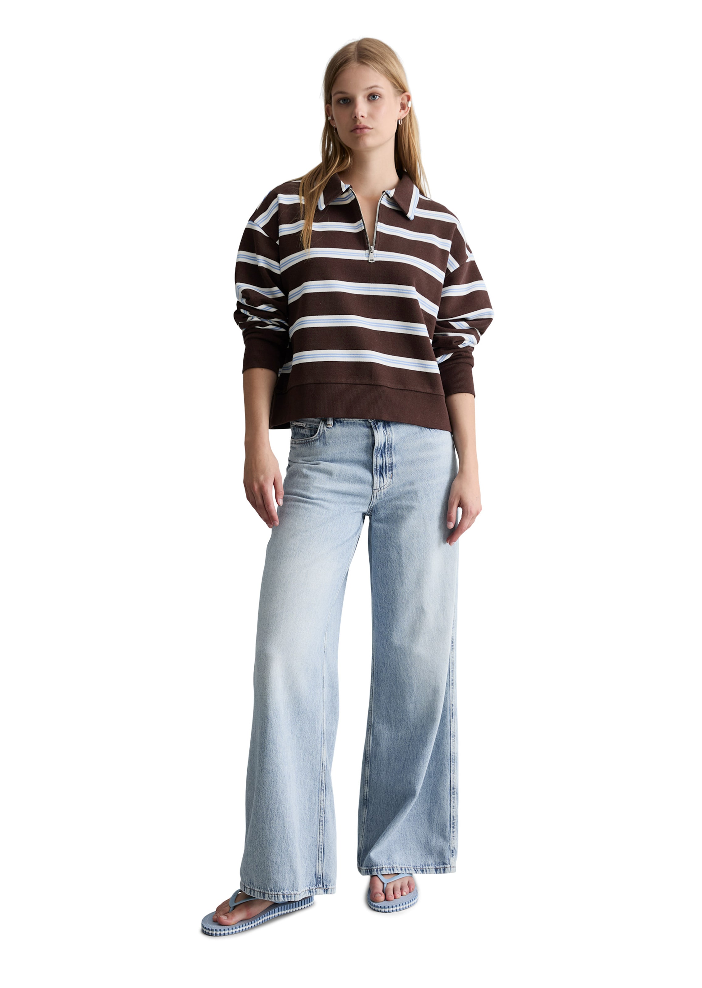 Marc O'Polo DENIM Sweatshirt in Brown