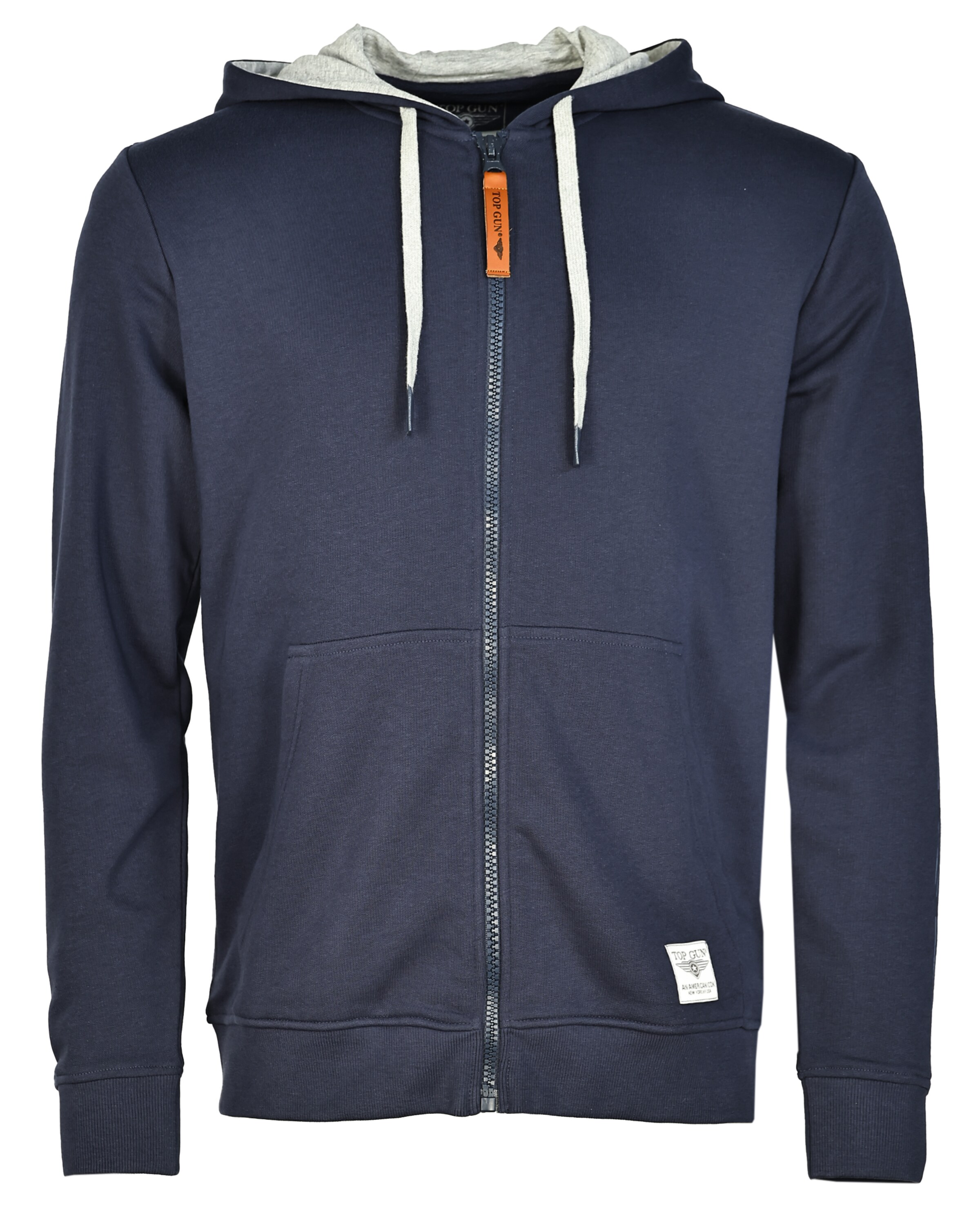 TOP GUN Sweatjacke in Blau: Vorderseite