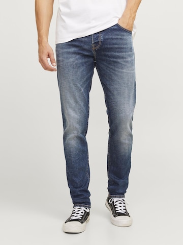JACK & JONES Regular Дънки 'JJIERIK JJCOLE' в синьо: отпред