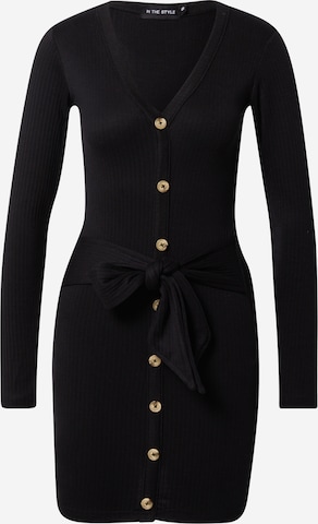 In The Style Dress 'CARYS WHITTAKER' in Black: front