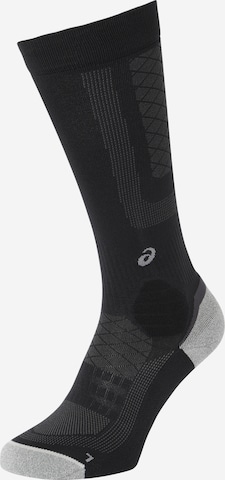 Chaussettes de sport ASICS en noir : devant