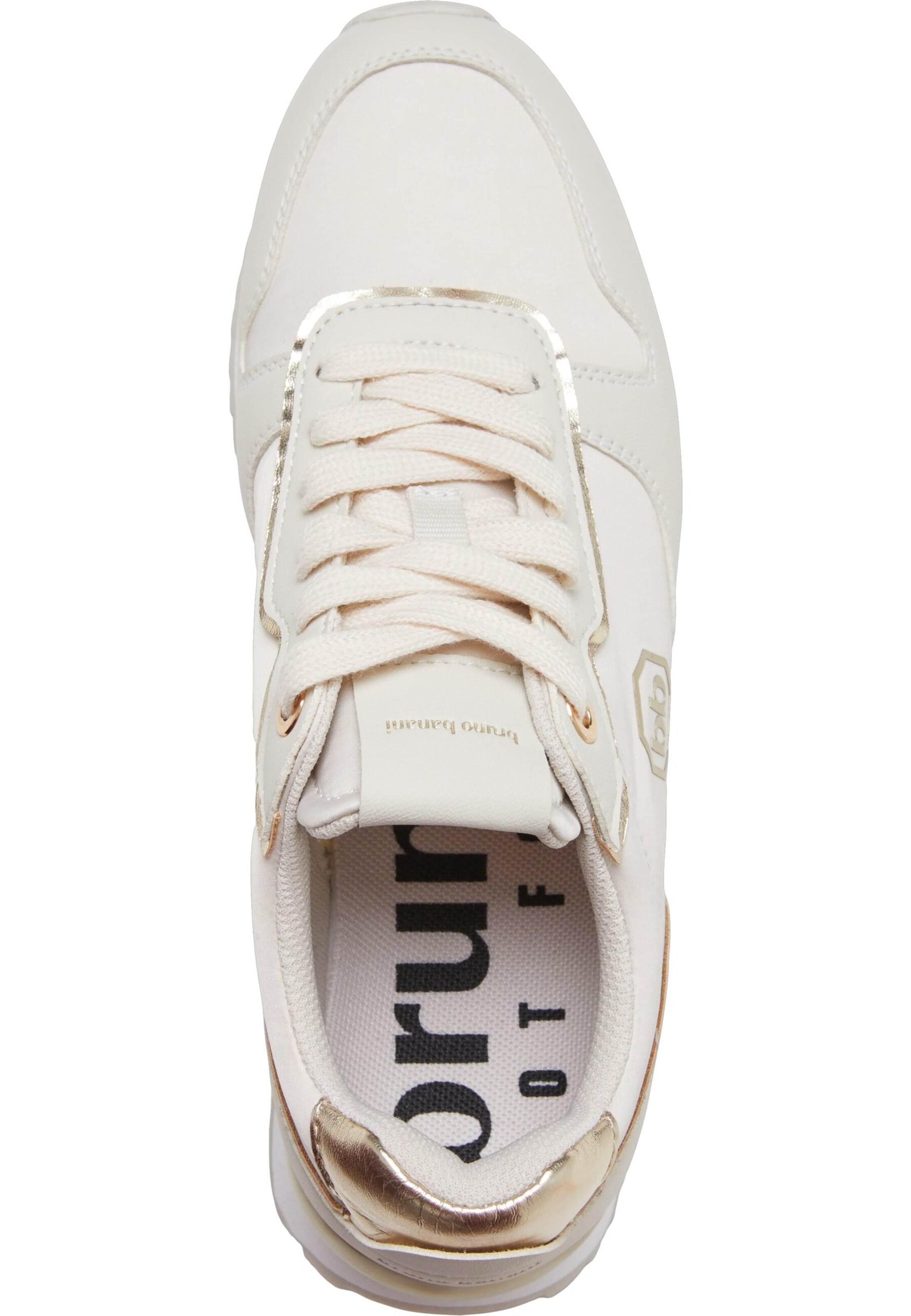 Bruno Banani Ниски маратонки 'Mad' в бяло