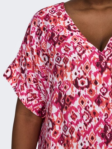 ONLY Carmakoma Καλοκαιρινό φόρεμα 'CARHavana' σε ροζ