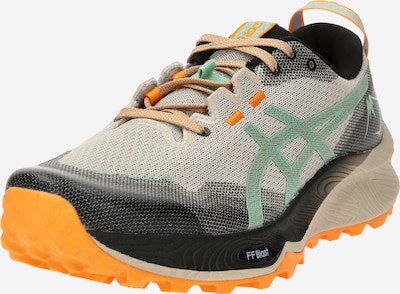 Sneaker de alergat 'Gel-Trabuco 12' ASICS pe gri taupe / verde pastel / portocaliu, Vizualizare produs