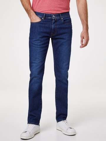 PIERRE CARDIN Slimfit Jeans 'Lyon Voyage' in Blau: Vorderseite